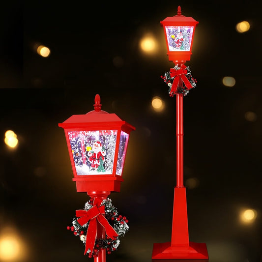 Jingle Jollys Occasions > Christmas > Outdoor Decorations & Lights 1.8M Christmas Lights Post Lamp LED Outdoor Decorations Jingle Jollys
