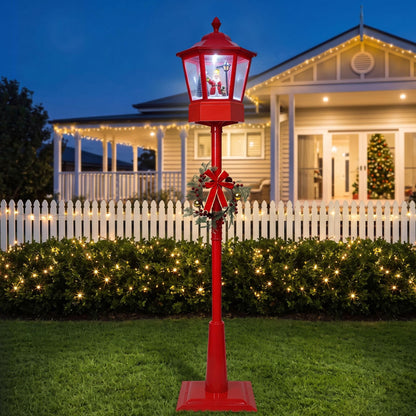 Jingle Jollys Occasions > Christmas > Outdoor Decorations & Lights 1.8M Christmas Lights Post Lamp LED Outdoor Decorations Jingle Jollys