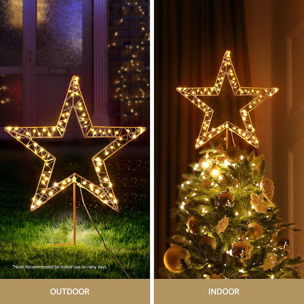 Jingle Jollys Occasions > Christmas > Outdoor Decorations & Lights 100 LED Christmas Lights Fairy Light Ground Star Garden Decoration Jingle Jollys