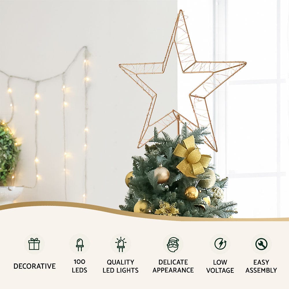 Jingle Jollys Occasions > Christmas > Outdoor Decorations & Lights 100 LED Christmas Lights Fairy Light Ground Star Garden Decoration Jingle Jollys
