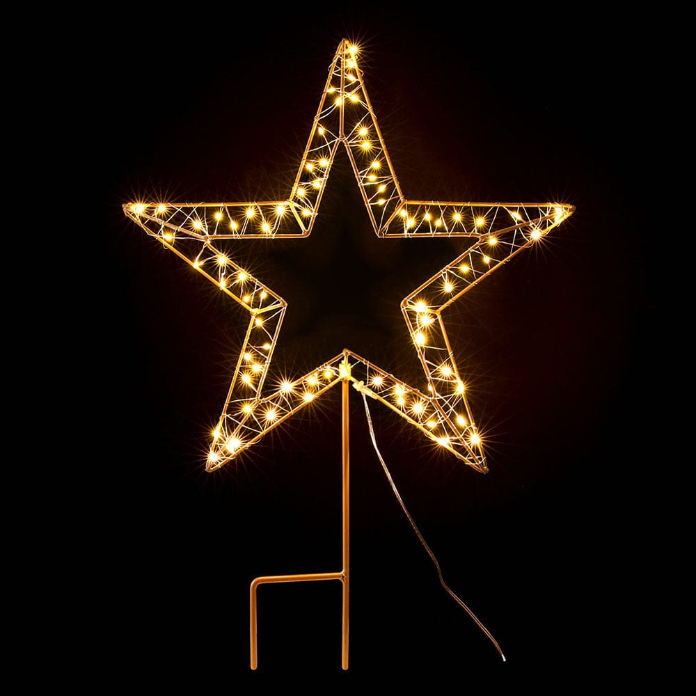 Jingle Jollys Occasions > Christmas > Outdoor Decorations & Lights 100 LED Christmas Lights Fairy Light Ground Star Garden Decoration Jingle Jollys