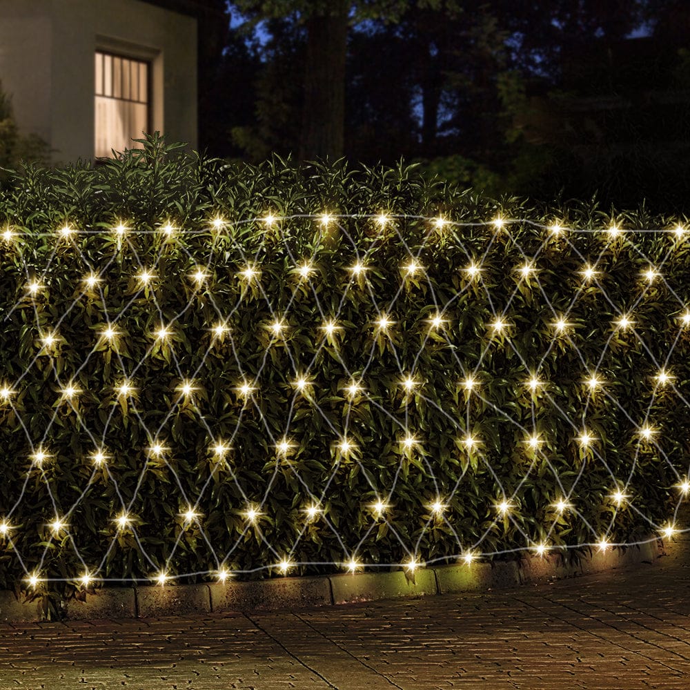 Jingle Jollys Occasions > Christmas > Outdoor Decorations & Lights 1000 LED Christmas Lights 4mx6m Net String Light Warm White Jingle Jollys