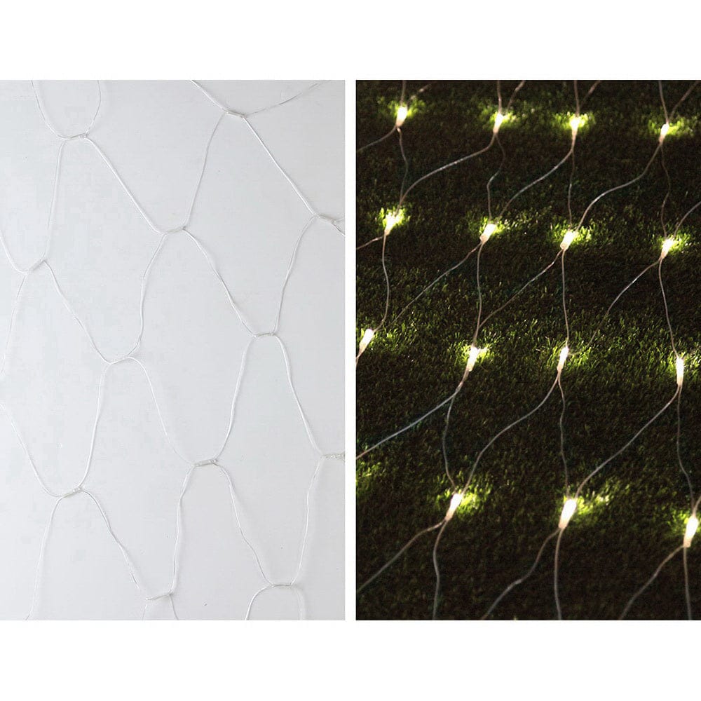 Jingle Jollys Occasions > Christmas > Outdoor Decorations & Lights 1000 LED Christmas Lights 4mx6m Net String Light Warm White Jingle Jollys