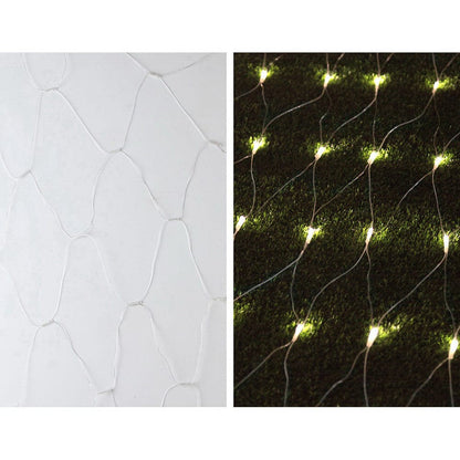 Jingle Jollys Occasions > Christmas > Outdoor Decorations & Lights 1000 LED Christmas Lights 4mx6m Net String Light Warm White Jingle Jollys