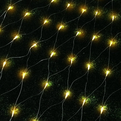 Jingle Jollys Occasions > Christmas > Outdoor Decorations & Lights 1000 LED Christmas Lights 4mx6m Net String Light Warm White Jingle Jollys