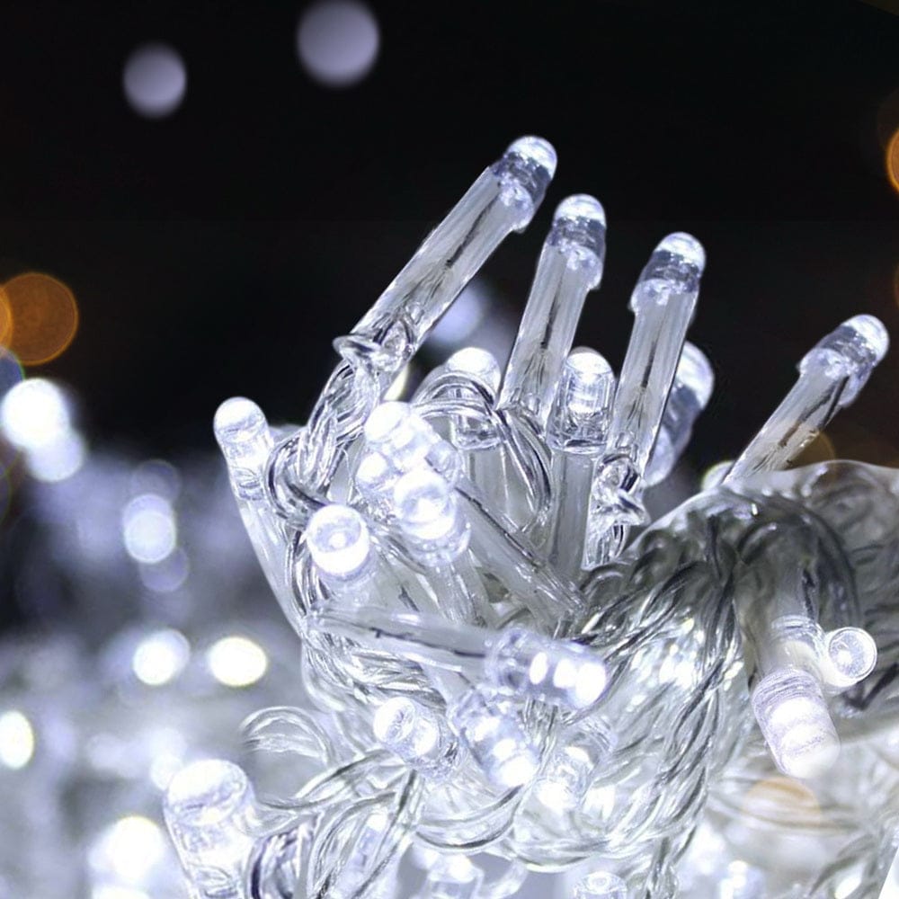 Jingle Jollys Occasions > Christmas > Outdoor Decorations & Lights 100M Christmas Lights String Fairy Light 500 LED Cool White Jingle Jollys