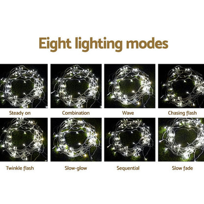 Jingle Jollys Occasions > Christmas > Outdoor Decorations & Lights 100M Christmas Lights String Fairy Light 500 LED Cool White Jingle Jollys