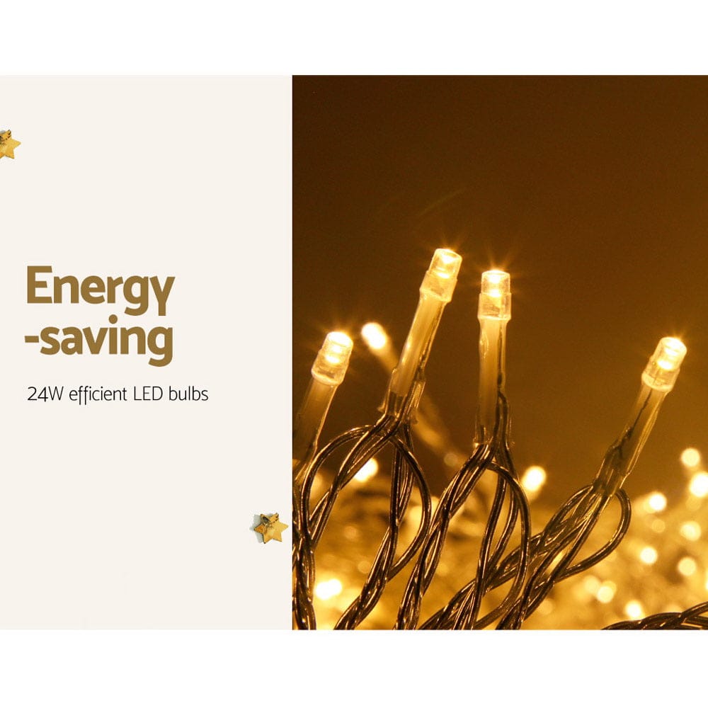 Jingle Jollys Occasions > Christmas > Outdoor Decorations & Lights 100M Christmas Lights String Fairy Light 500 LED Warm White Jingle Jollys