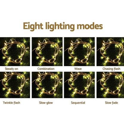 Jingle Jollys Occasions > Christmas > Outdoor Decorations & Lights 100M Christmas Lights String Fairy Light 500 LED Warm White Jingle Jollys
