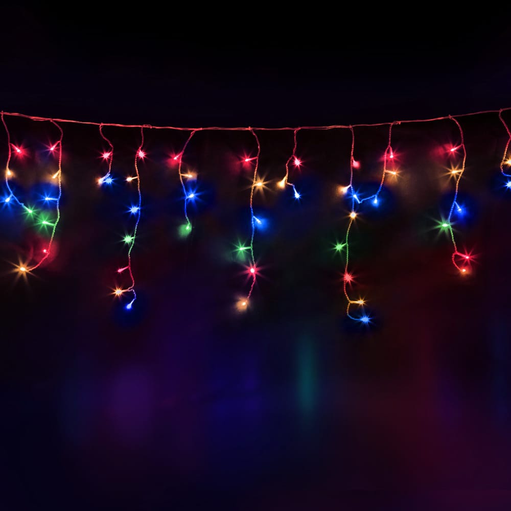 Jingle Jollys Occasions > Christmas > Outdoor Decorations & Lights 12.5M Christmas Lights Solar Icicle String Light Multi Colour Jingle Jollys