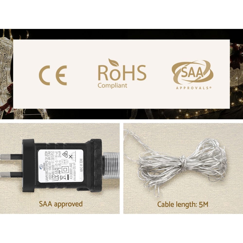 Jingle Jollys Occasions > Christmas > Outdoor Decorations & Lights 12M Christmas Lights Icicle Light 960 LED Falling Metor Jingle Jollys