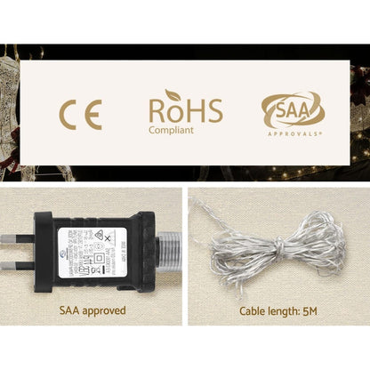 Jingle Jollys Occasions > Christmas > Outdoor Decorations & Lights 12M Christmas Lights Icicle Light 960 LED Falling Metor Jingle Jollys