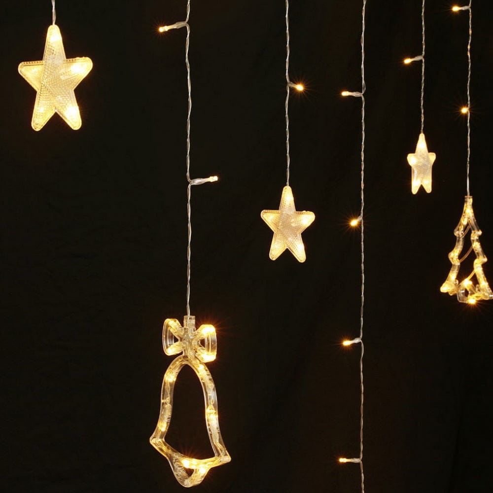 Jingle Jollys Occasions > Christmas > Outdoor Decorations & Lights 138 LED 3M Christmas Lights Icicle Light Warm White Jingle Jollys