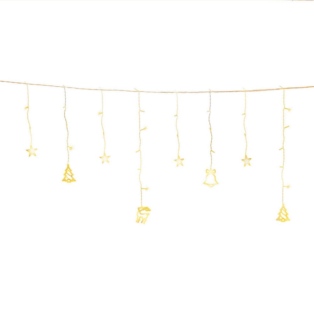 Jingle Jollys Occasions > Christmas > Outdoor Decorations & Lights 138 LED 3M Christmas Lights Icicle Light Warm White Jingle Jollys