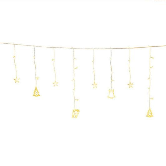 Jingle Jollys Occasions > Christmas > Outdoor Decorations & Lights 138 LED 3M Christmas Lights Icicle Light Warm White Jingle Jollys