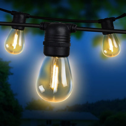 Jingle Jollys Occasions > Christmas > Outdoor Decorations & Lights 14m LED Festoon String Lights Christmas Decorations Wedding Party Outdoor Garden