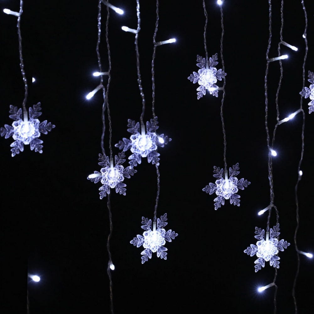 Jingle Jollys Occasions > Christmas > Outdoor Decorations & Lights 160 LED 6M Christmas Lights Icicle Light Solar Cold Jingle Jollys