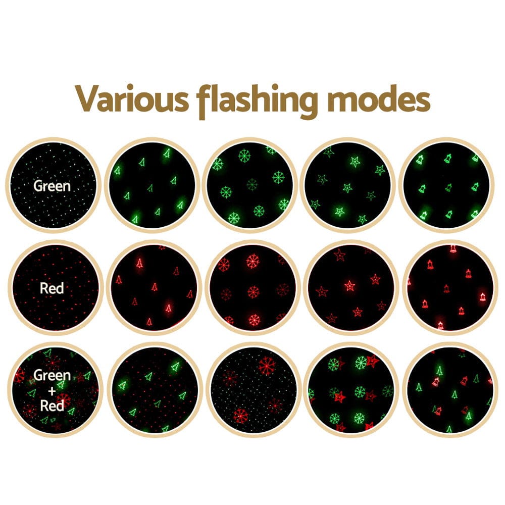 Jingle Jollys Occasions > Christmas > Outdoor Decorations & Lights 1X Projector Light Christmas Lights Laser Outdoor Decorations Jingle Jollys