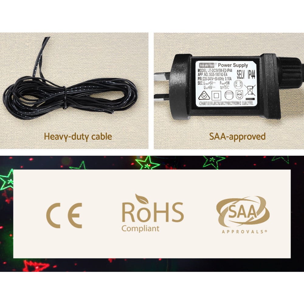 Jingle Jollys Occasions > Christmas > Outdoor Decorations & Lights 1X Projector Light Christmas Lights Laser Outdoor Decorations Jingle Jollys