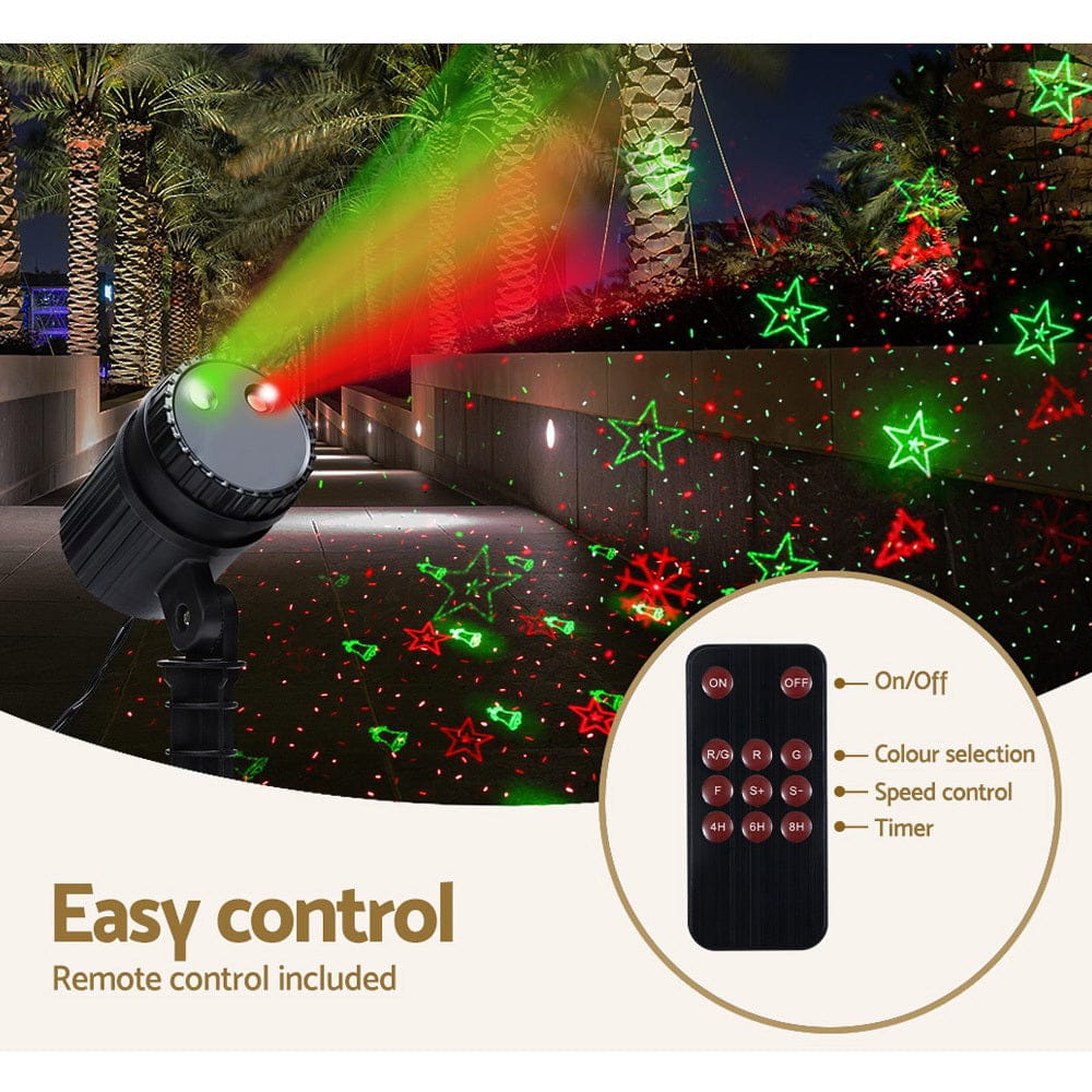 Jingle Jollys Occasions > Christmas > Outdoor Decorations & Lights 1X Projector Light Christmas Lights Laser Outdoor Decorations Jingle Jollys
