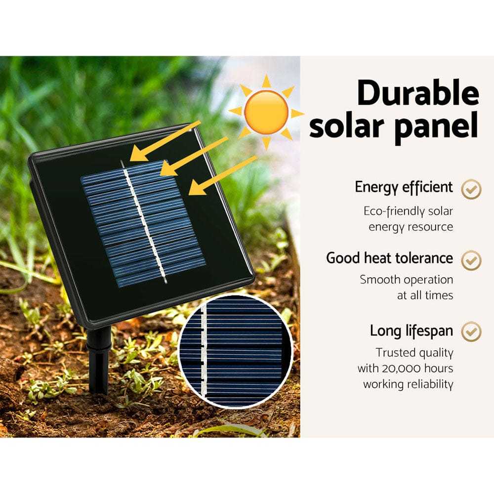 Jingle Jollys Occasions > Christmas > Outdoor Decorations & Lights 2.4M Christmas Tree LED Solar Motif Lights Jingle Jollys