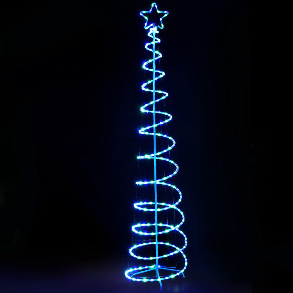 Jingle Jollys Occasions > Christmas > Outdoor Decorations & Lights 2.4M Christmas Tree LED Solar Motif Lights Jingle Jollys