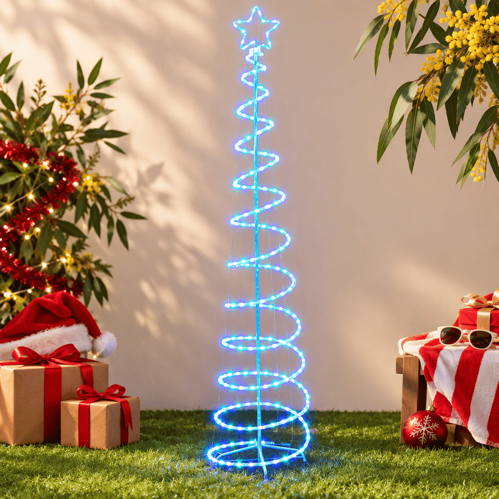 Jingle Jollys Occasions > Christmas > Outdoor Decorations & Lights 2.4M Christmas Tree LED Solar Motif Lights Jingle Jollys