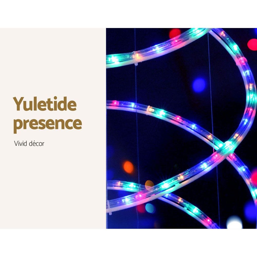 Jingle Jollys Occasions > Christmas > Outdoor Decorations & Lights 2.4M Christmas Tree LED Solar Motif Lights Jingle Jollys