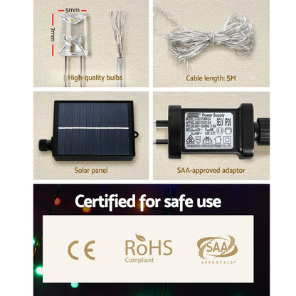 Jingle Jollys Occasions > Christmas > Outdoor Decorations & Lights 200 LED 3M Christmas Lights Solar String Fairy Light Jingle Jollys