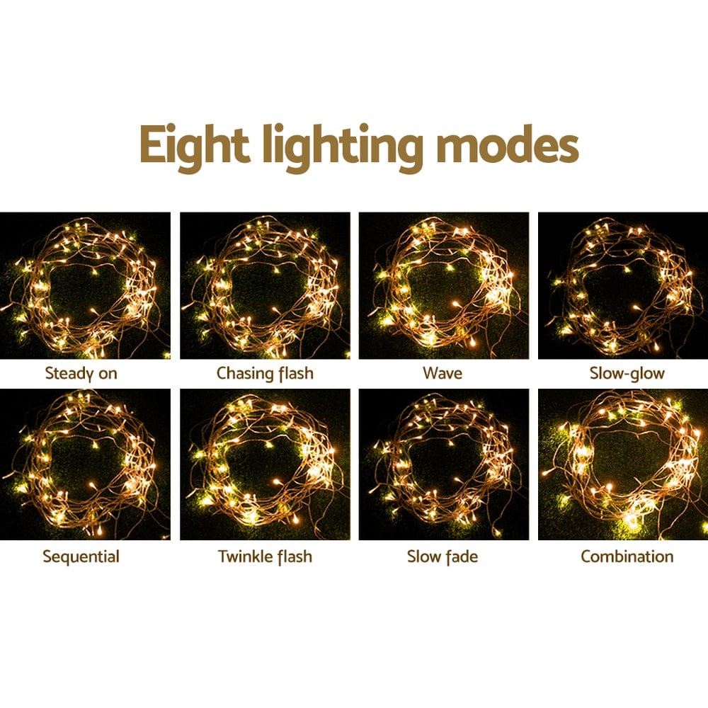 Jingle Jollys Occasions > Christmas > Outdoor Decorations & Lights 20M Christmas Lights Icicle Light 800 LED Warm White Decor Jingle Jollys