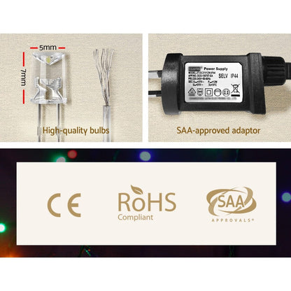 Jingle Jollys Occasions > Christmas > Outdoor Decorations & Lights 20M Christmas Lights Icicle Light 800 LED Warm White Decor Jingle Jollys