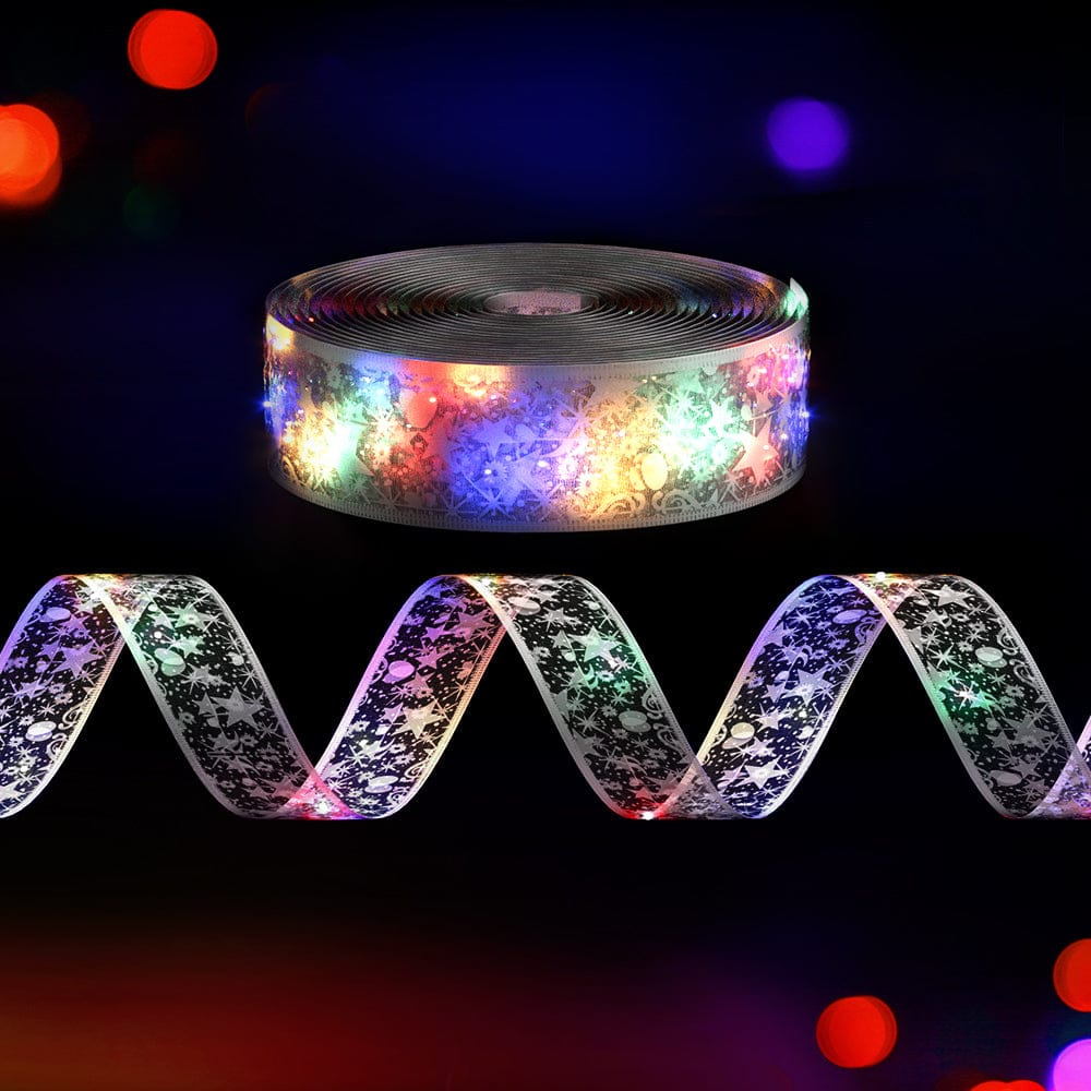 Jingle Jollys Occasions > Christmas > Outdoor Decorations & Lights 20M Christmas Lights Ribbon Fairy Light 200 LED Colored Jingle Jollys