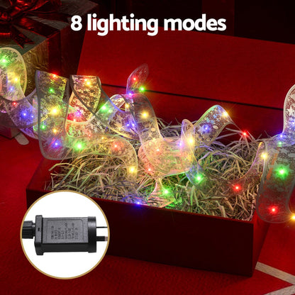 Jingle Jollys Occasions > Christmas > Outdoor Decorations & Lights 20M Christmas Lights Ribbon Fairy Light 200 LED Colored Jingle Jollys