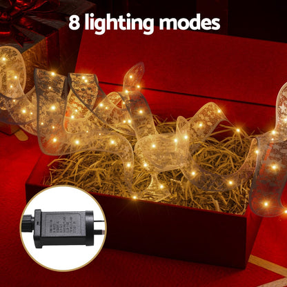 Jingle Jollys Occasions > Christmas > Outdoor Decorations & Lights 20M Christmas Lights Ribbon Fairy Light 200 LED Warm Jingle Jollys
