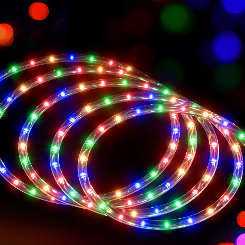 Jingle Jollys Occasions > Christmas > Outdoor Decorations & Lights 20M Christmas Lights String Rope Light Decorations 600 LED Colorful Jingle Jollys