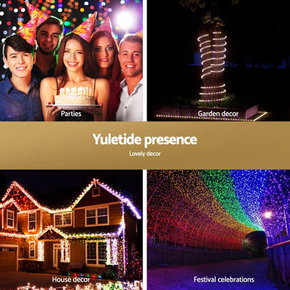 Jingle Jollys Occasions > Christmas > Outdoor Decorations & Lights 20M Christmas Lights String Rope Light Decorations 600 LED Colorful Jingle Jollys