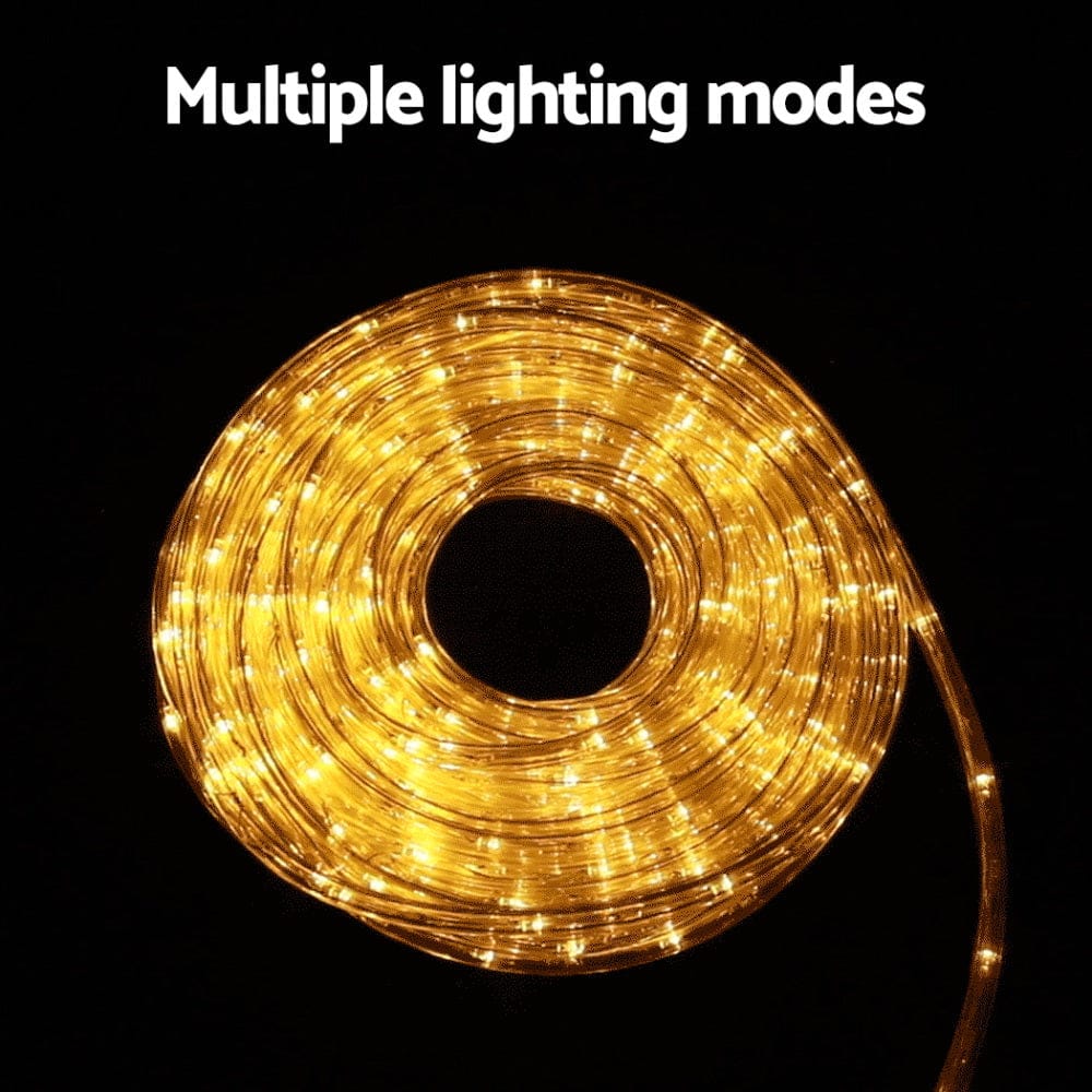 Jingle Jollys Occasions > Christmas > Outdoor Decorations & Lights 20M Christmas Lights String Rope Light Decorations 600 LED Warm Jingle Jollys
