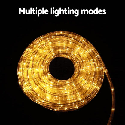 Jingle Jollys Occasions > Christmas > Outdoor Decorations & Lights 20M Christmas Lights String Rope Light Decorations 600 LED Warm Jingle Jollys