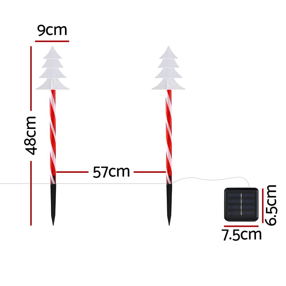 Jingle Jollys Occasions > Christmas > Outdoor Decorations & Lights 25 LED 5 PCS Christmas Lights Path Ground Light Garden Decorations Jingle Jollys