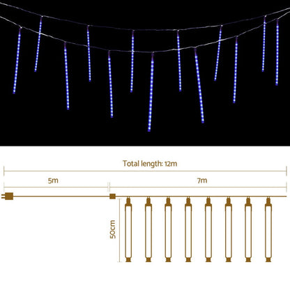 Jingle Jollys Occasions > Christmas > Outdoor Decorations & Lights 288 LED 7M Christmas Lights Icicle Light Falling Metor Jingle Jollys