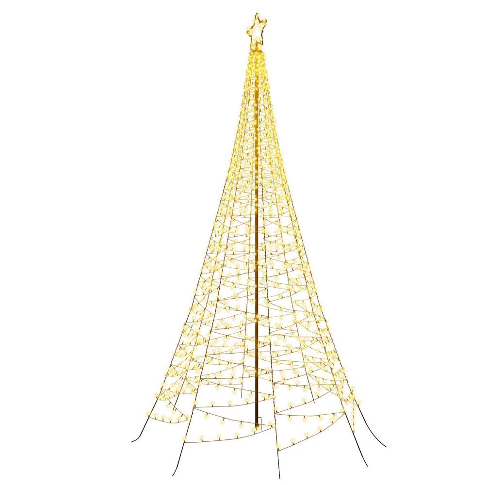 Jingle Jollys Occasions > Christmas > Outdoor Decorations & Lights 3.6M Christmas Tree 800 LED Solar Net Lights Jingle Jollys