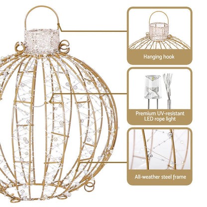 Jingle Jollys Occasions > Christmas > Outdoor Decorations & Lights 3 PCS Christmas Lights 360 LED Fairy Light Ball Decorations Jingle Jollys