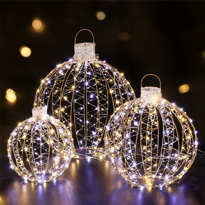 Jingle Jollys Occasions > Christmas > Outdoor Decorations & Lights 3 PCS Christmas Lights 360 LED Fairy Light Ball Decorations Jingle Jollys