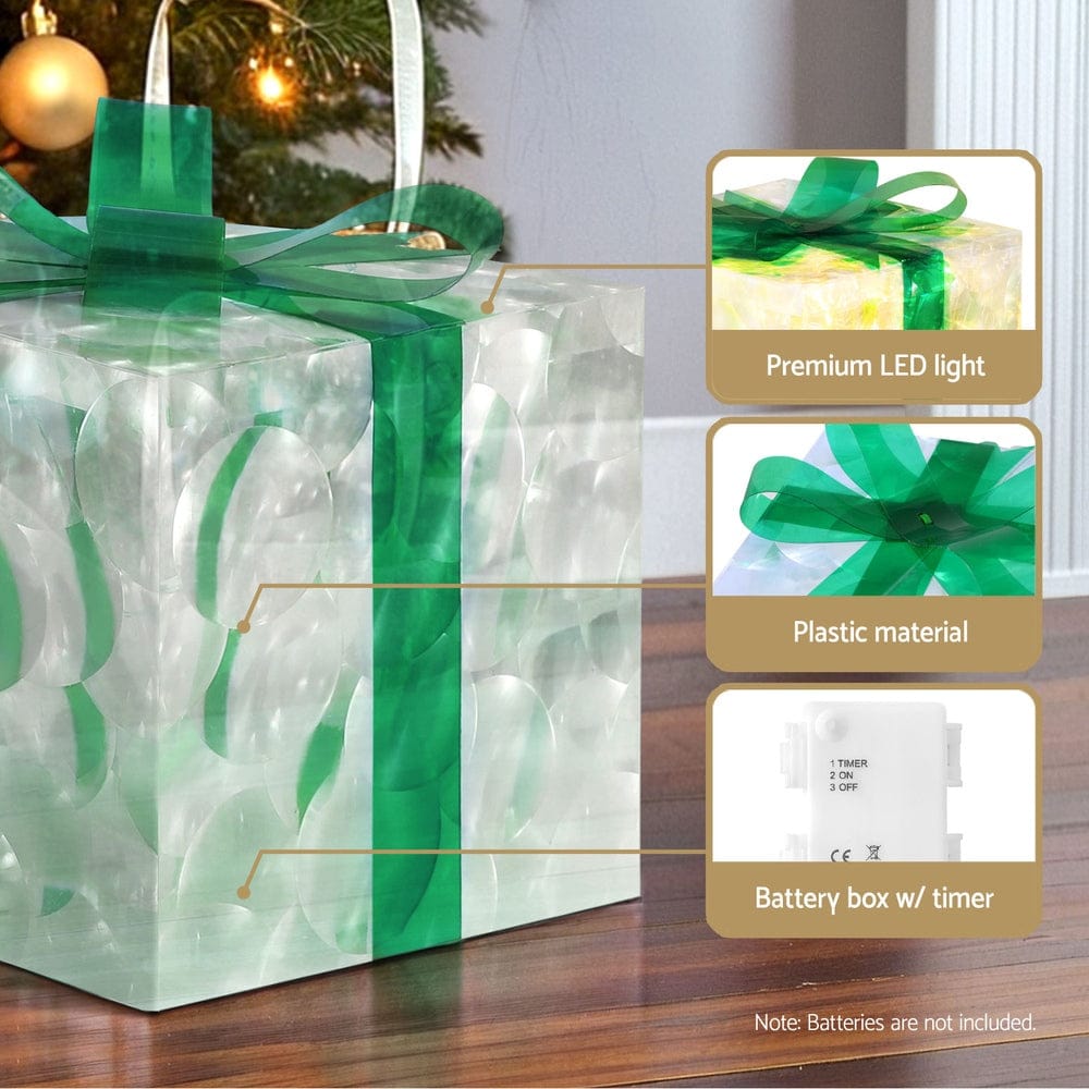 Jingle Jollys Occasions > Christmas > Outdoor Decorations & Lights 3 PCS Christmas Lights 70 LED Fairy Light Gift Box Jingle Jollys