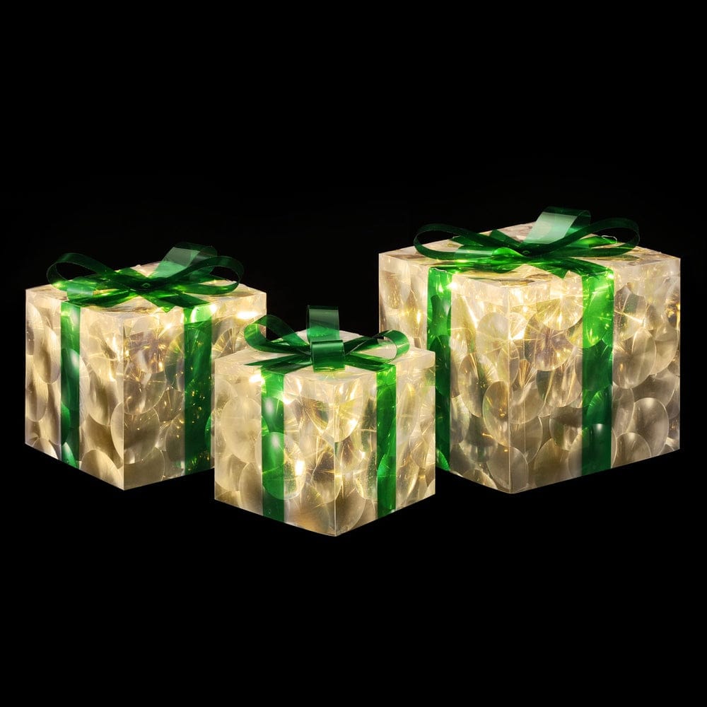 Jingle Jollys Occasions > Christmas > Outdoor Decorations & Lights 3 PCS Christmas Lights 70 LED Fairy Light Gift Box Jingle Jollys