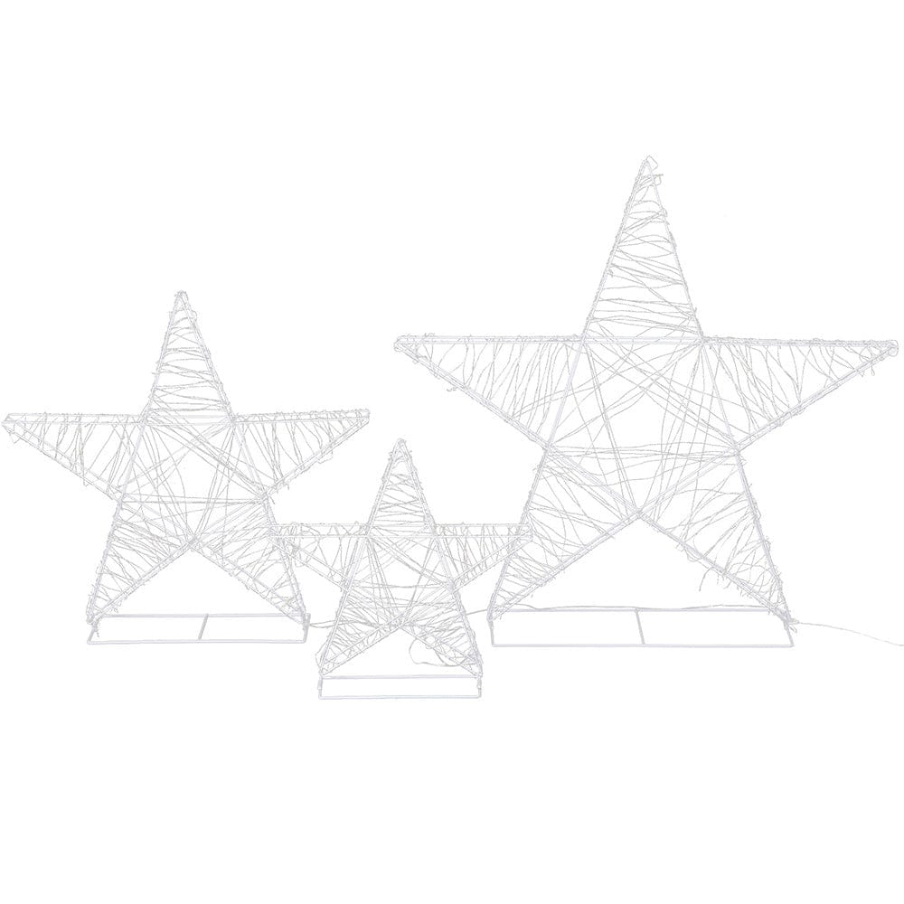 Jingle Jollys Occasions > Christmas > Outdoor Decorations & Lights 3 PCS Christmas Lights 900 LED Fairy Light Star Decorations Jingle Jollys