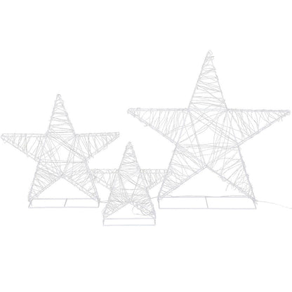 Jingle Jollys Occasions > Christmas > Outdoor Decorations & Lights 3 PCS Christmas Lights 900 LED Fairy Light Star Decorations Jingle Jollys