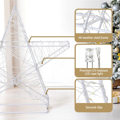 Jingle Jollys Occasions > Christmas > Outdoor Decorations & Lights 3 PCS Christmas Lights 900 LED Fairy Light Star Decorations Jingle Jollys