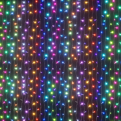 Jingle Jollys Occasions > Christmas > Outdoor Decorations & Lights 3X6M Christmas Lights Curtain Light 960 LED RGB Remote Jingle Jollys
