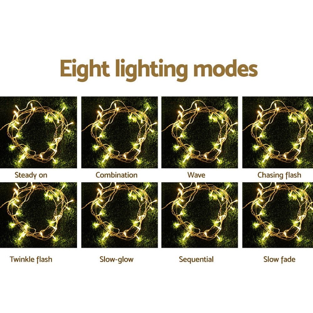 Jingle Jollys Occasions > Christmas > Outdoor Decorations & Lights 3X6M Christmas Lights Curtain Light Warm White 600 LED Jingle Jollys